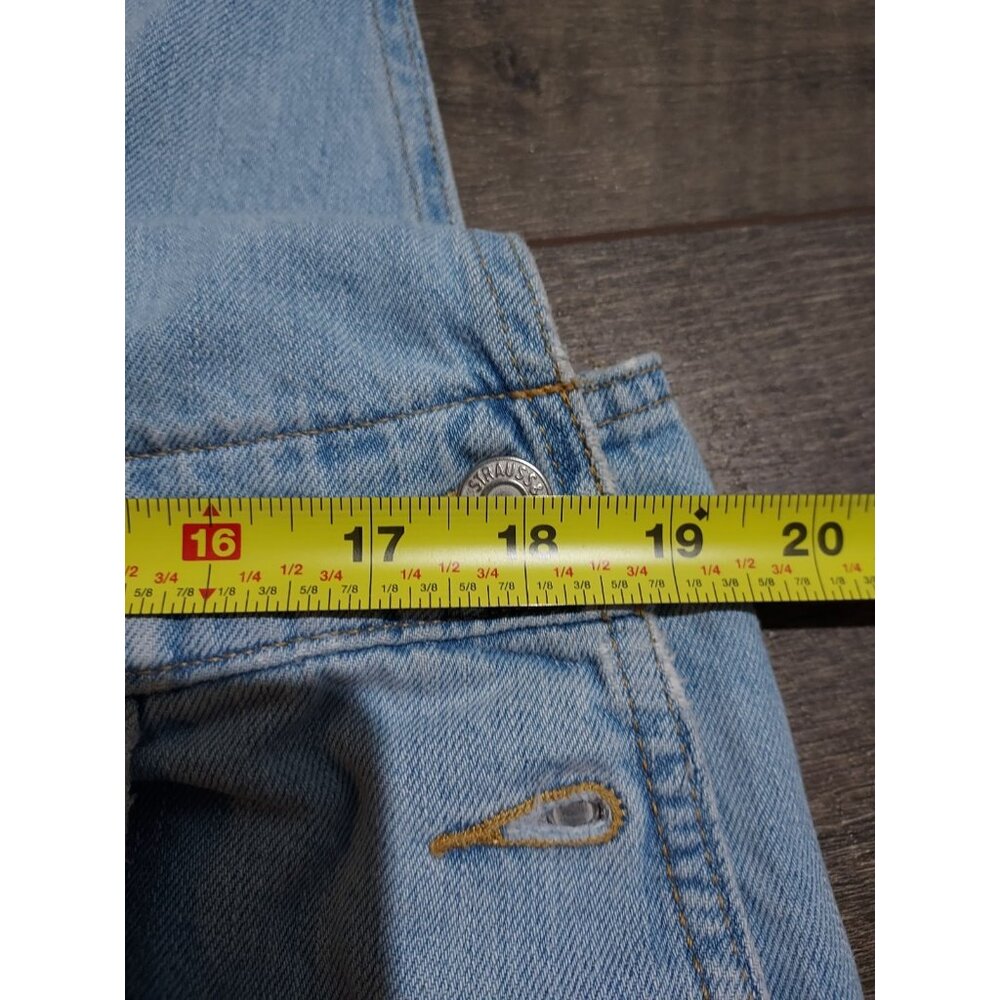 Overalls Slouchy Levi Carpenter Light Wash Jeans Size Large - Picture 9 of 12